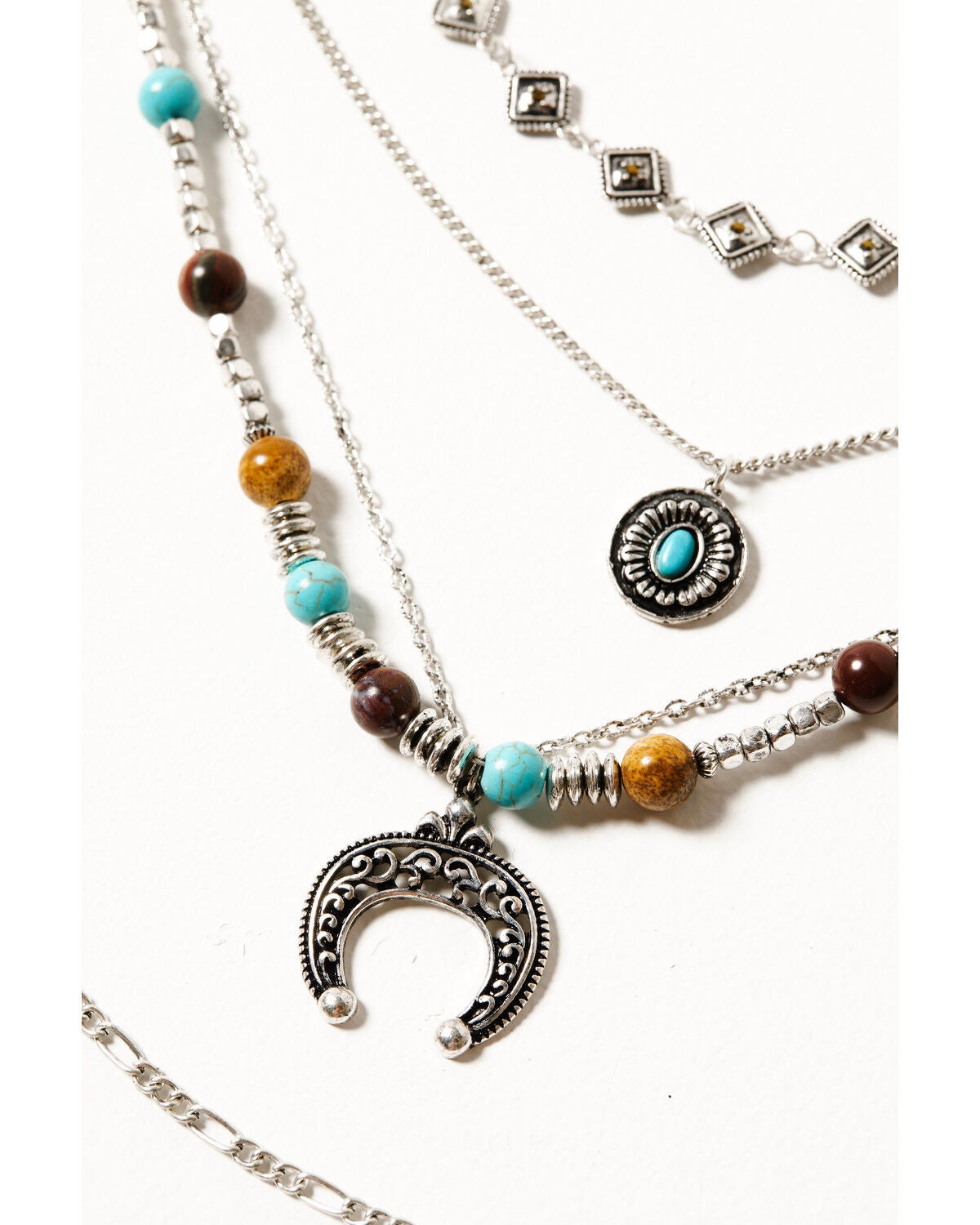 Image #2 - Shyanne Women's Bisbee Falls Multi-Strand Jewelry Set - 2 Piece, Silver, hi-res
