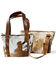 Image #1 - Ranch Junkie Women's Highlands Cowhide Tote Bag, Caramel, hi-res