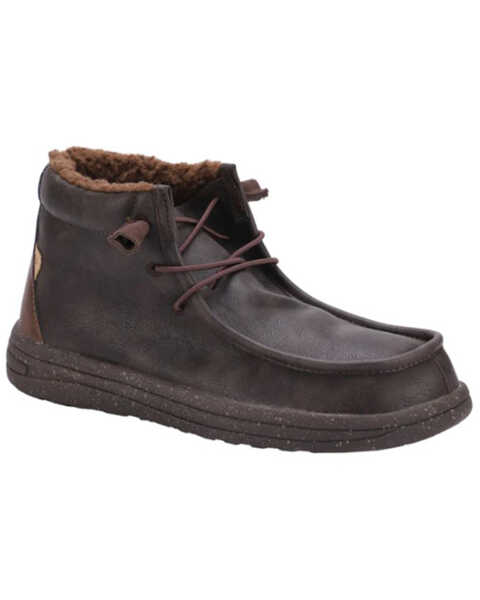 Lamo Footwear Men's Trent Casual Shoes - Moc Toe , Chocolate, hi-res