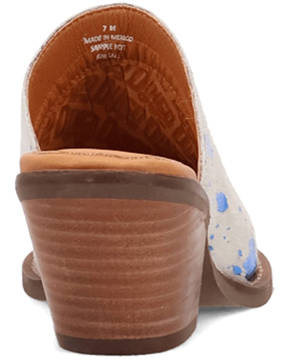 Image #5 - Dingo Women's Cash Cow Mules, Blue, hi-res