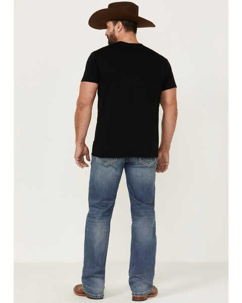 Image #1 - Rock & Roll Denim Men's Double Barrel Reflex Stretch Relaxed Straight Jeans , Blue, hi-res