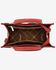 Image #3 - Wrangler Women's Cow Print Crossbody Tote, Red, hi-res