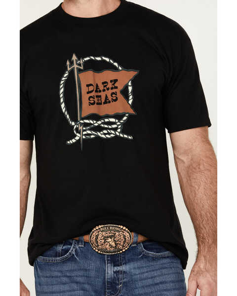 Image #2 - Dark Seas Men's Tight Rope Short Sleeve Graphic T-Shirt, Black, hi-res