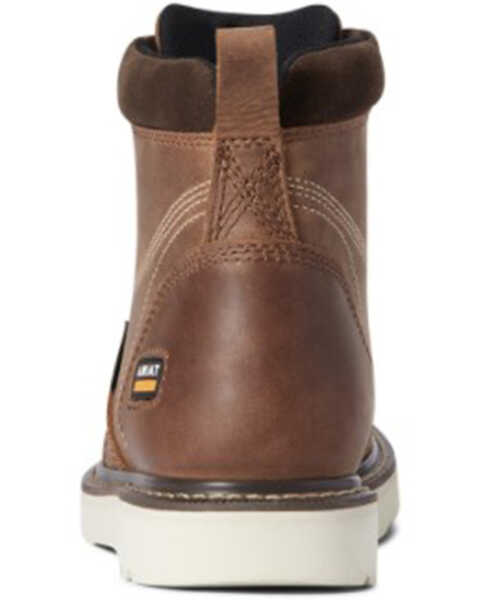 Image #3 - Ariat Women's Rebar Wedge Waterproof Work Boots - Soft Toe, Brown, hi-res