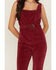 Image #3 - Free People Women's Party Starter Jumpsuit, Red, hi-res