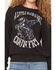 Image #3 - Idyllwind Women's Little Rock Lot of Country Pullover Sweatshirt, Black, hi-res