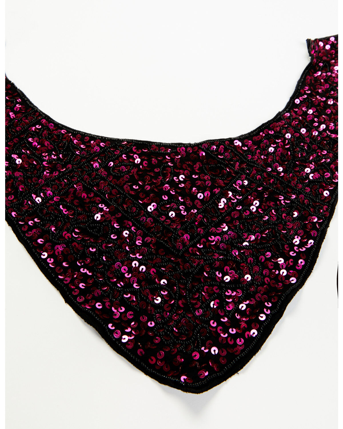 Image #4 - Idyllwind Women's Monroe Fuchsia Sequin Bandana Necklace, Fuchsia, hi-res