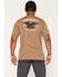 Image #1 - Carhartt Men's Eagle Back Short Sleeve Graphic Work T-Shirt, Olive, hi-res