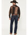 Image #3 - Cinch Men's Ian Dark Wash Slim Bootcut Rigid Denim Jeans, Indigo, hi-res
