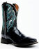 Image #1 - Dan Post Men's Eel Exotic Western Boots - Broad Square Toe , Black, hi-res