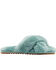 Lamo Footwear Women's Light Green Serenity Sheepskin Sandals, Light Green, hi-res