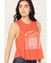 Image #2 - White Crow Women's Here For The Beer Graphic Tank, Red, hi-res