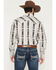 Image #4 - Rock & Roll Denim Men's Southwestern Stripe Print Long Sleeve Snap Stretch Western Shirt, Black, hi-res