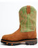 Image #3 - Cody James Men's Decimator 11" High Hopes Vibram Waterproof Work Boots - Composite Toe, Green, hi-res
