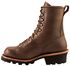 Image #3 - Chippewa Waterproof 8" Logger Boots - Plain Toe, Bay Apache, hi-res