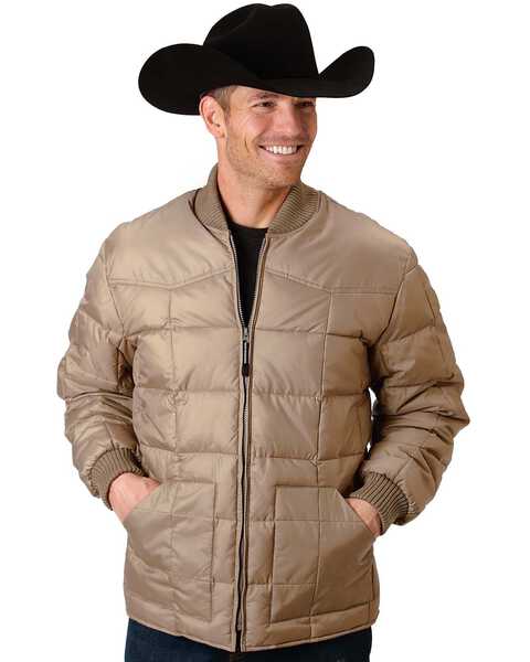 Image #1 - Roper Men's Rangegear Insulated Jacket, Brown, hi-res