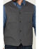 Image #4 - Blue Ranchwear Men's Solid Button-Down Duck Canvas Vest, Charcoal, hi-res