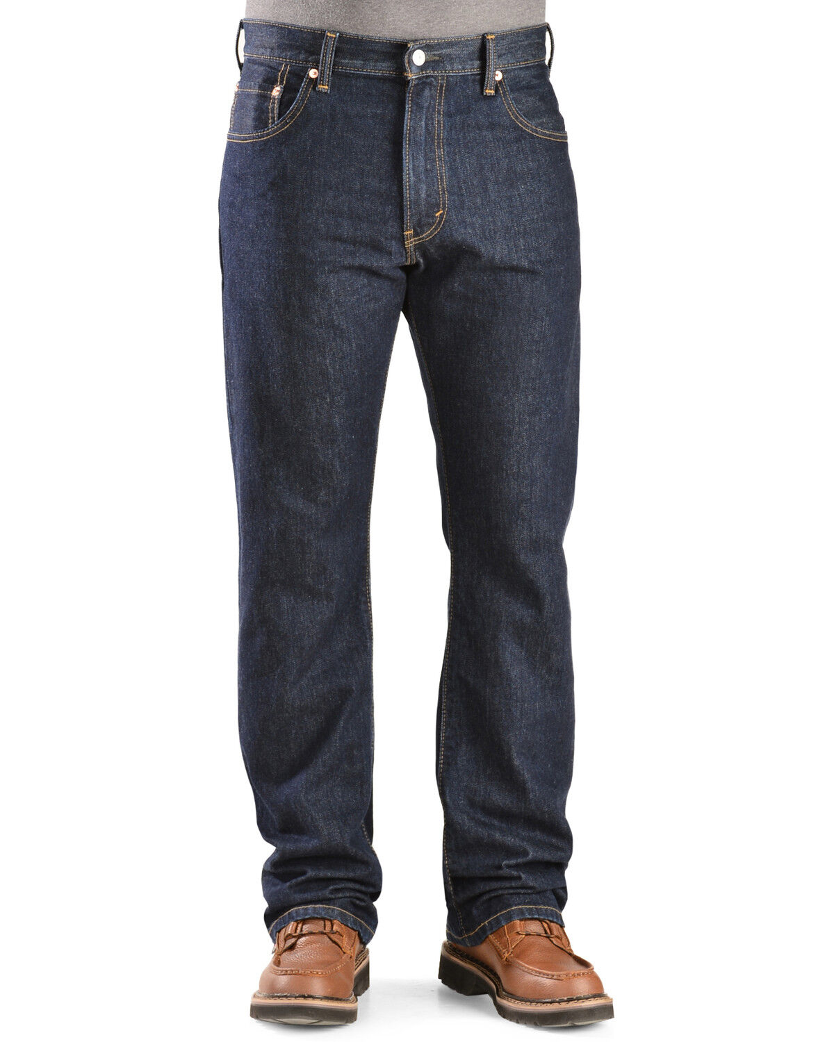 Image #2 - Levi's Men's 517 Heavyweight Rinsed Slim Bootcut Jeans, Rinsed, hi-res