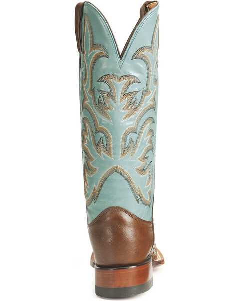 Image #7 - Justin Women's 13" Marfa Smooth Ostrich Cowgirl Boots - Square Toe, , hi-res