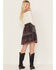 Image #3 - Molly Bracken Women's Metallic Floral Stripe Tiered Skirt, Multi, hi-res