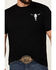 Image #4 - Cowboy Hardware Men's Freedom Is Never Free Short Sleeve Graphic T-Shirt, Black, hi-res