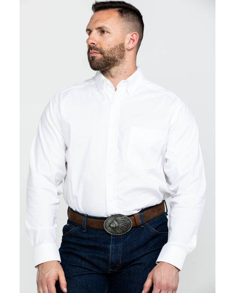 Panhandle Men's Retro Button Down Long Sleeve Western Shirt , Multi, hi-res