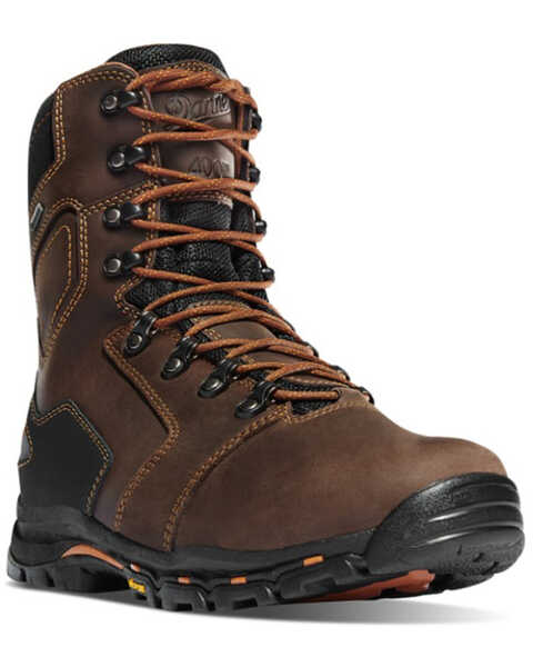 Danner Men's Vicious Insulated Full-Grain Lace-Up Work Boot - Composite Toe , Brown, hi-res