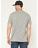 Image #4 - Thorogood Men's Vintage Wash Short Sleeve Pocket Work T-Shirt, Heather Grey, hi-res