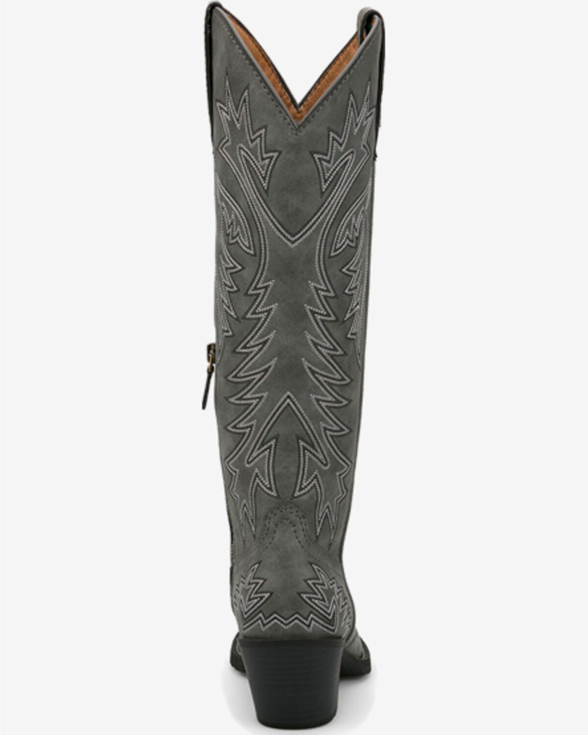 Image #5 - Justin Women's Paloma Western Boots - Snip Toe, Grey, hi-res