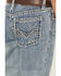 Image #2 - Rock & Roll Denim Boys' Light Wash Raised Bootcut Denim Jeans, Light Blue, hi-res