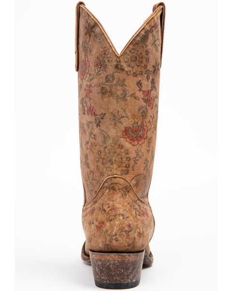 Image #5 - Shyanne Women's Estampada Ochre Kimono Western Boots - Round Toe, Brown, hi-res