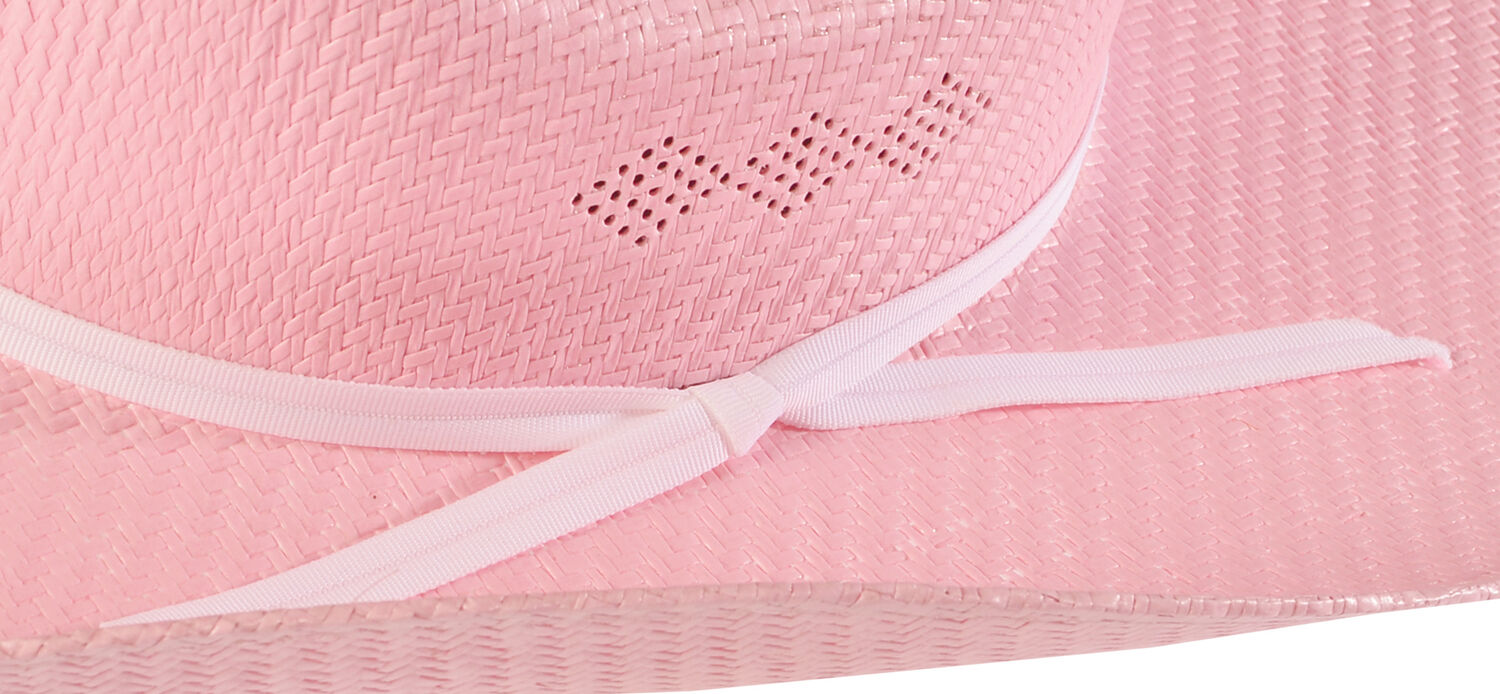 Image #3 - Twister Kids' Sancho Straw Cowboy Hat, Pink, hi-res