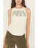 Image #3 - White Crow Women's Hell Yeah Graphic Tank Top, White, hi-res