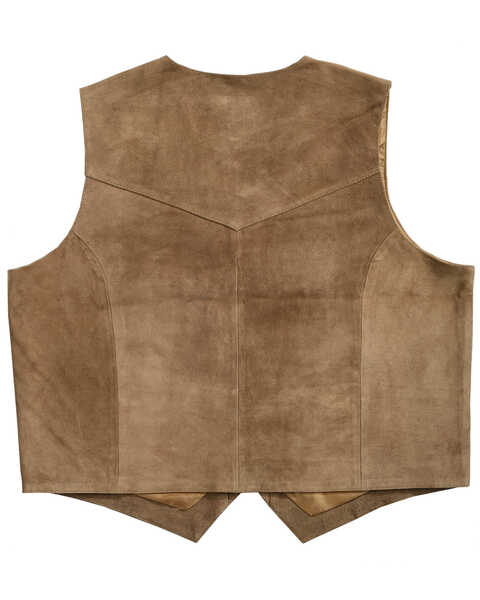 Image #3 - Roper Men's Suede Vest, Brown, hi-res