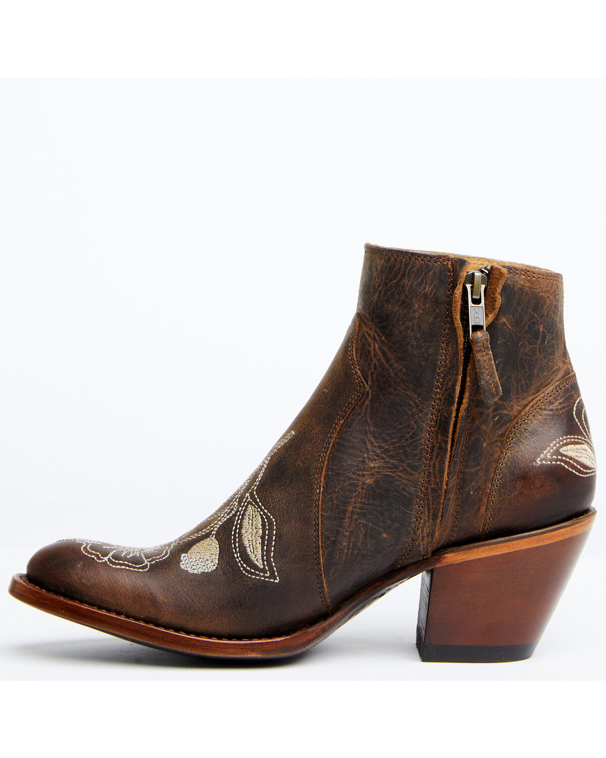 Image #3 - Shyanne Women's Summer Arena Western Booties - Round Toe, Brown, hi-res