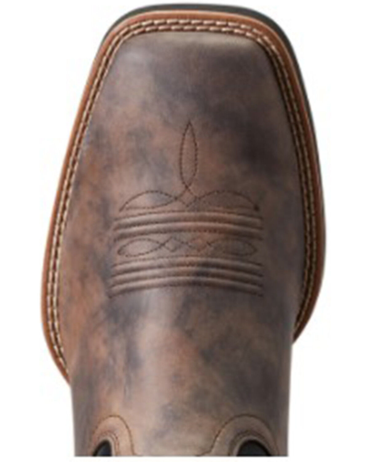 Image #4 - Ariat Men's Tally Ink Sport Frisco VentTEK Leather Performance Western Boot - Broad Square Toe, Brown, hi-res