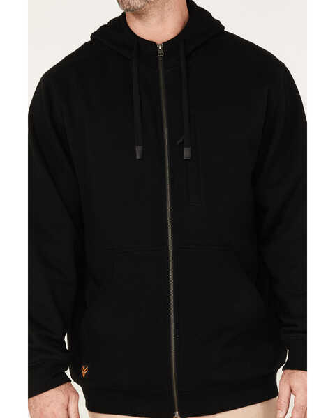 Image #3 - Hawx Men's Full Zip Thermal Lined Hooded Jacket - Big & Tall, Black, hi-res
