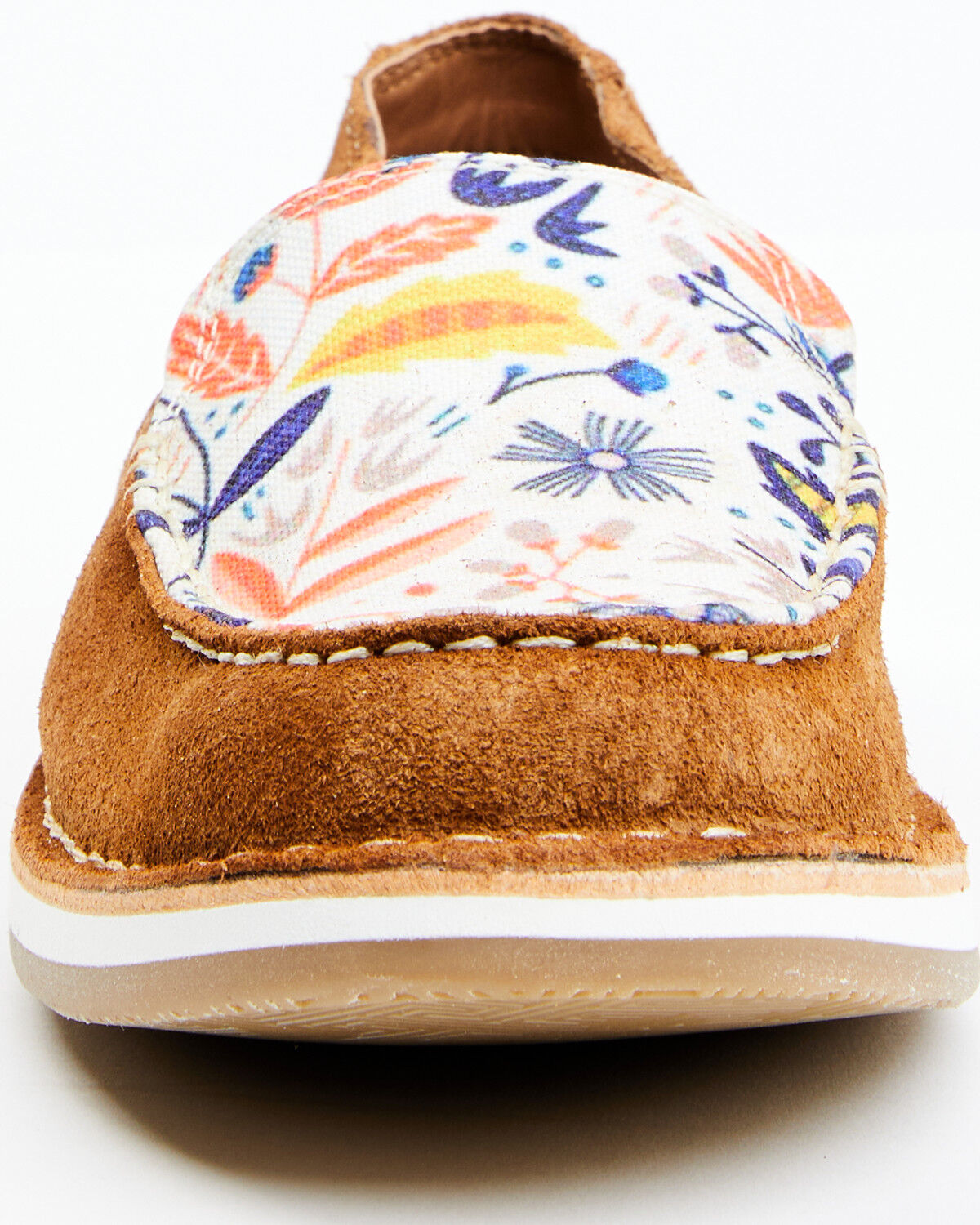 Image #4 - Myra Bag Women's Hazel Print Slip-On Casual Sneaker - Moc Toe, Lt Brown, hi-res
