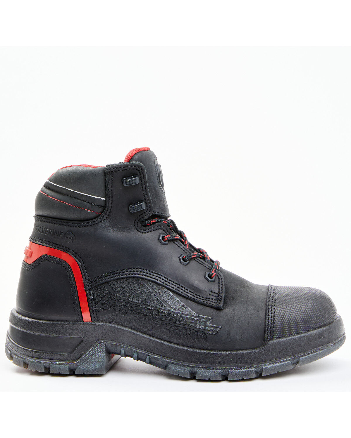 Image #2 - Wolverine x Ram Collection Men's Rebel Work Boots - Composite Toe, Black, hi-res
