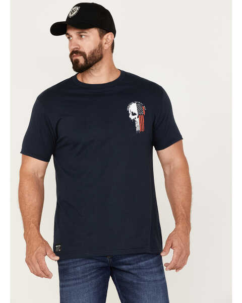 Howitzer Men's Alpha Patriot Graphic T-Shirt, Navy, hi-res