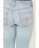 Image #4 - Shyanne Girls' Light Wash Flare Stretch Denim Jeans, Medium Wash, hi-res