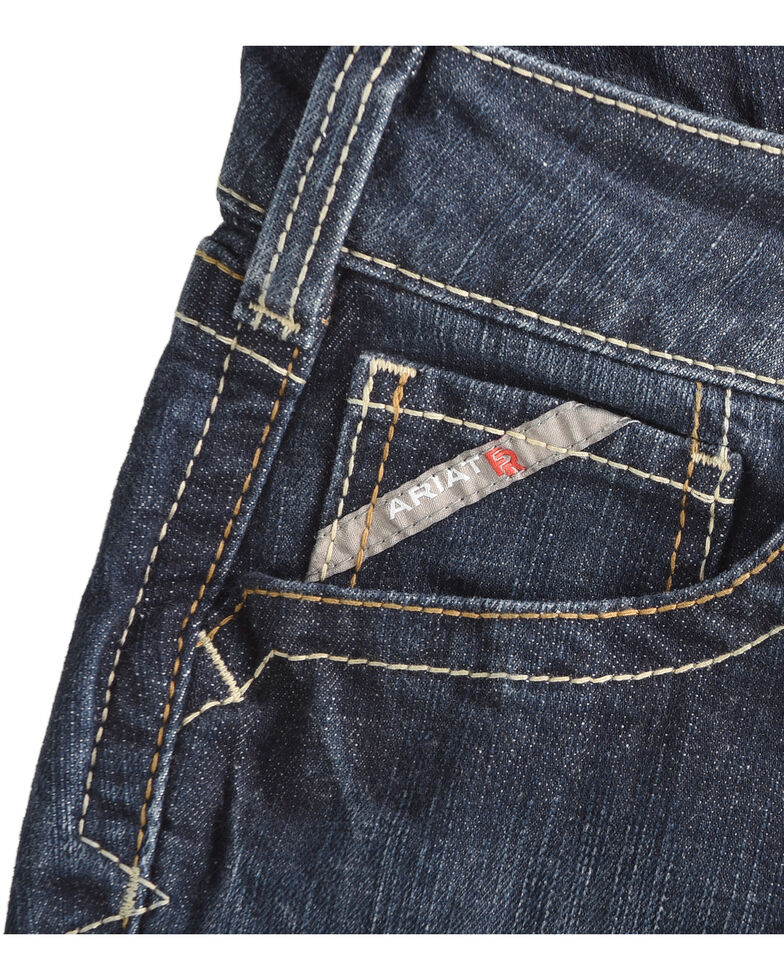 Ariat Women's Flame Resistant Bootcut Work Jeans, Denim, hi-res