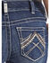 Image #2 - Ariat Women's R.E.A.L. Low Rise Rosy Whipstitch Bootcut Jeans, Blue, hi-res