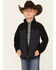 Image #1 - Cody James Boys' Color Block Pattern Softshell Jacket, Black, hi-res