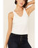 Image #2 - Miss Me Women's Ivory Found My Love Tank Top , Ivory, hi-res
