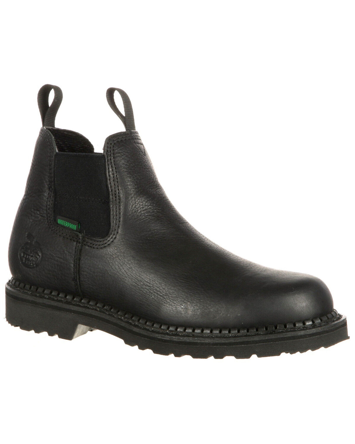 Image #1 - Georgia Boot Men's Giant Waterproof High Romeo Boots - Round Toe, Black, hi-res
