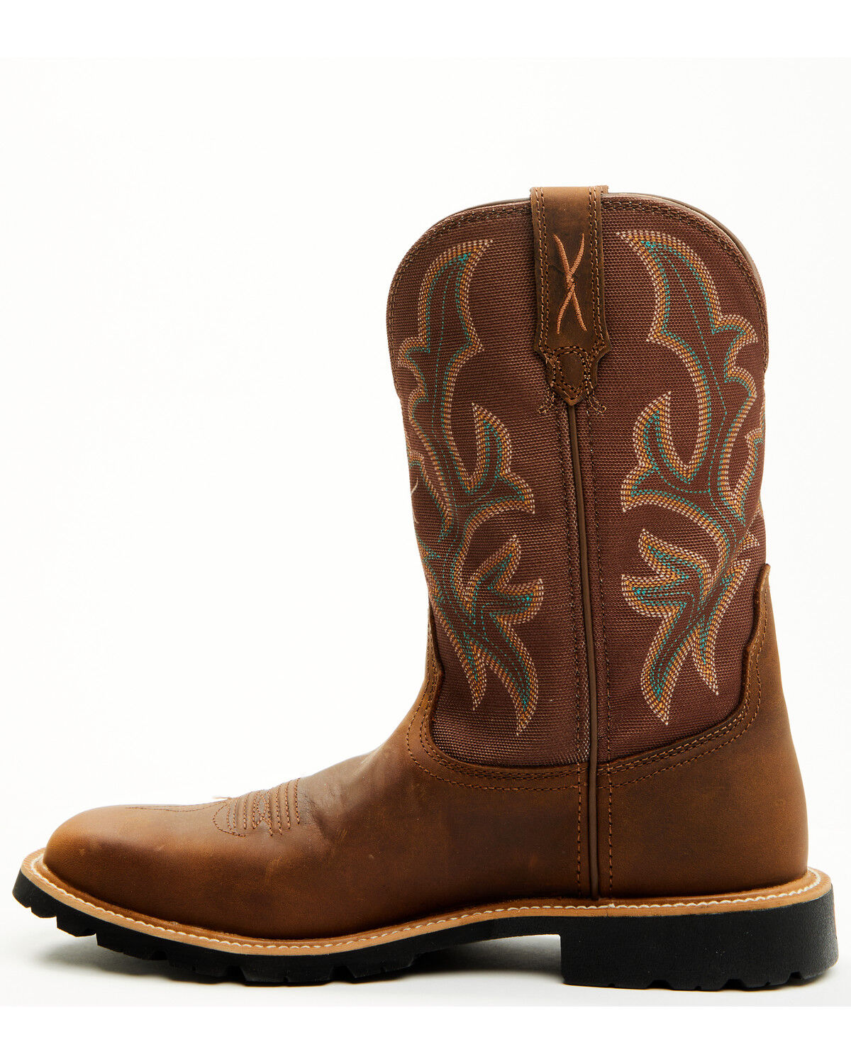 Image #3 - Twisted X Men's 11" Tech X™ Performance Western Boots - Broad Square Toe, Brown, hi-res
