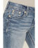 Image #4 - Miss Me Women's Medium Wash Mid Rise Bootcut Stretch Denim Jeans, Medium Wash, hi-res