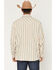 Image #4 - Moonshine Spirit Men's Archive Dobby Striped Print Long Sleeve Snap Western Shirt, Ivory, hi-res