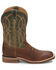 Tony Lama Men's Landgrab Brown Western Boots - Broad Square Toe, Brown, hi-res